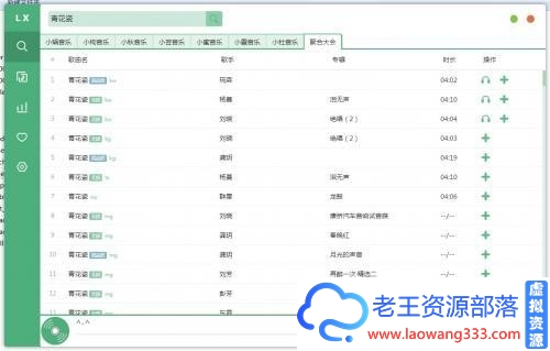 洛雪音乐v1.8.1全网付费歌曲下载-老王资源部落